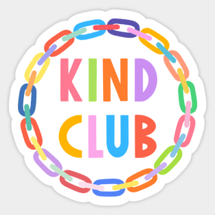 Kind Club Sticker